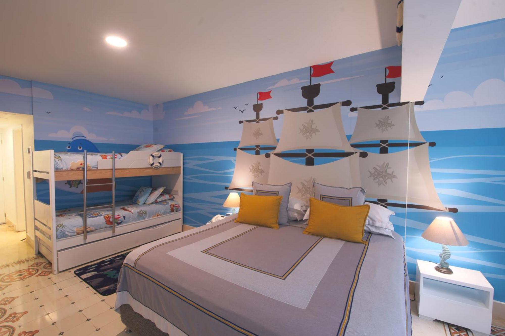 Hotel Las Americas Casa De Playa Cartagena Dış mekan fotoğraf A bedroom with a nautical theme